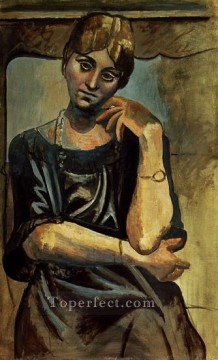 Pablo Picasso Painting - Olga Kokhlova1 1917 Pablo Picasso
